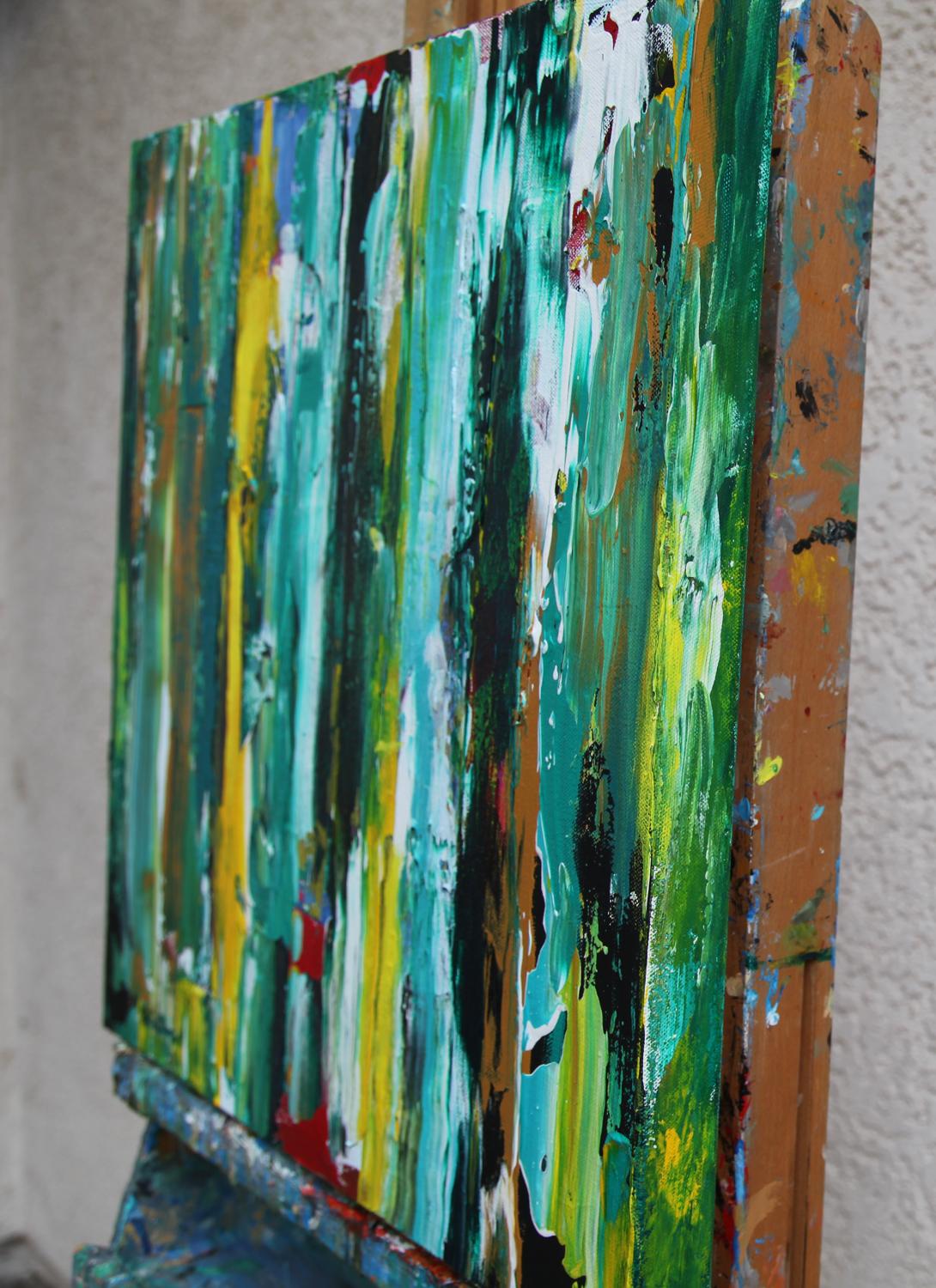 Die Erde und Sie und ich (Abstrakter Expressionismus), Painting, von  Halina Domanski