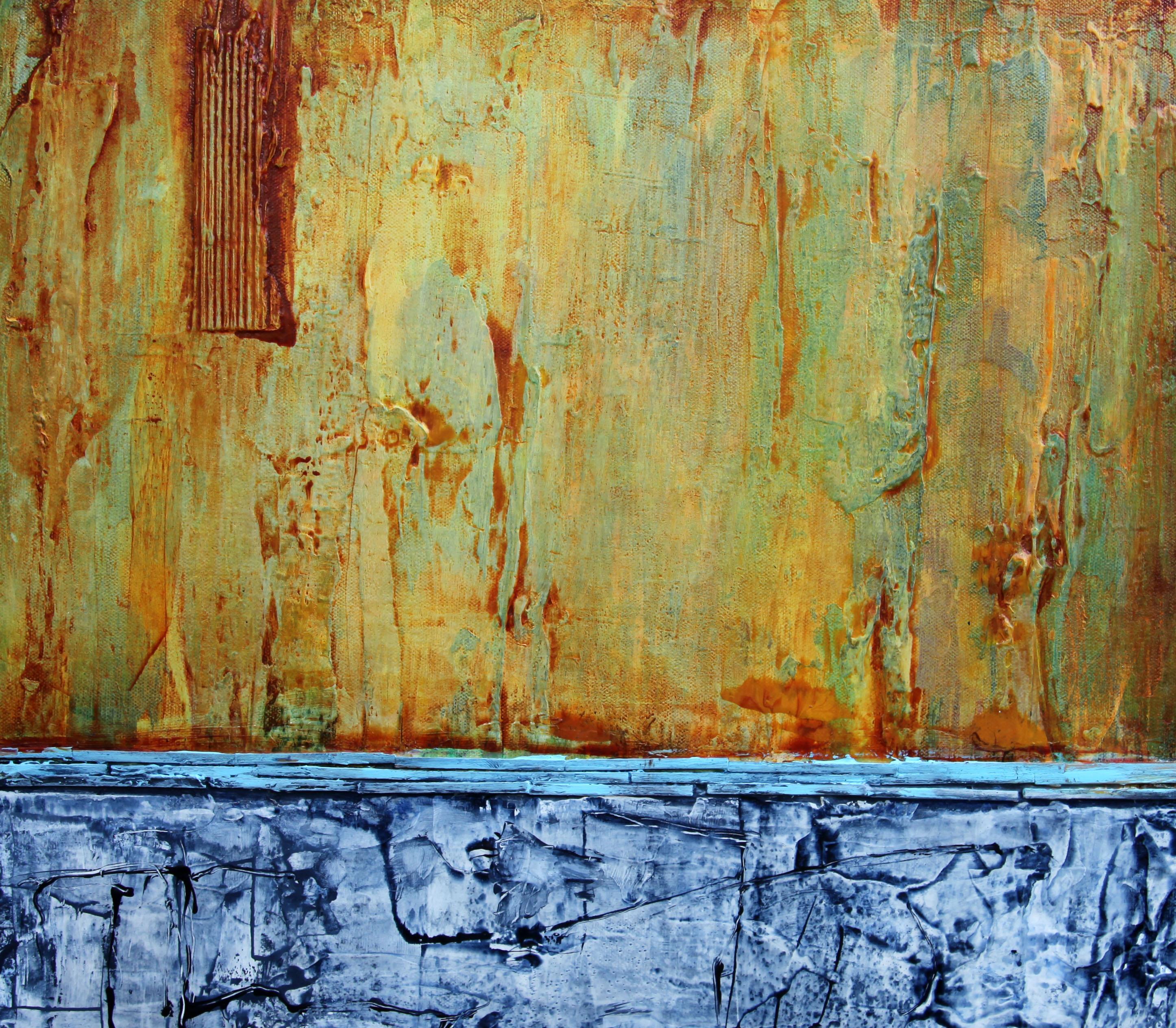 Warten auf die Sonne – Painting von  Halina Domanski