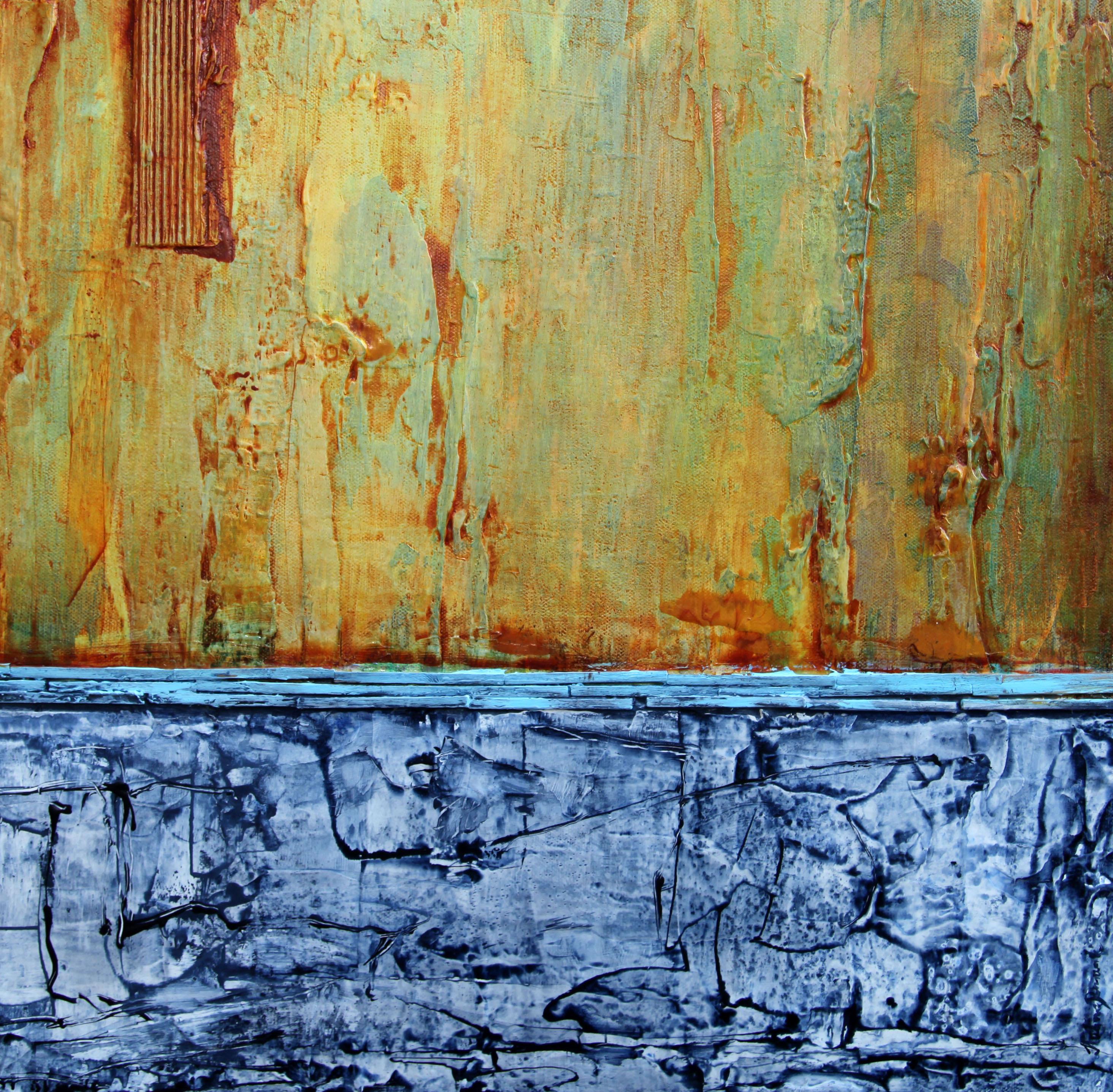 Warten auf die Sonne (Abstrakter Expressionismus), Painting, von  Halina Domanski