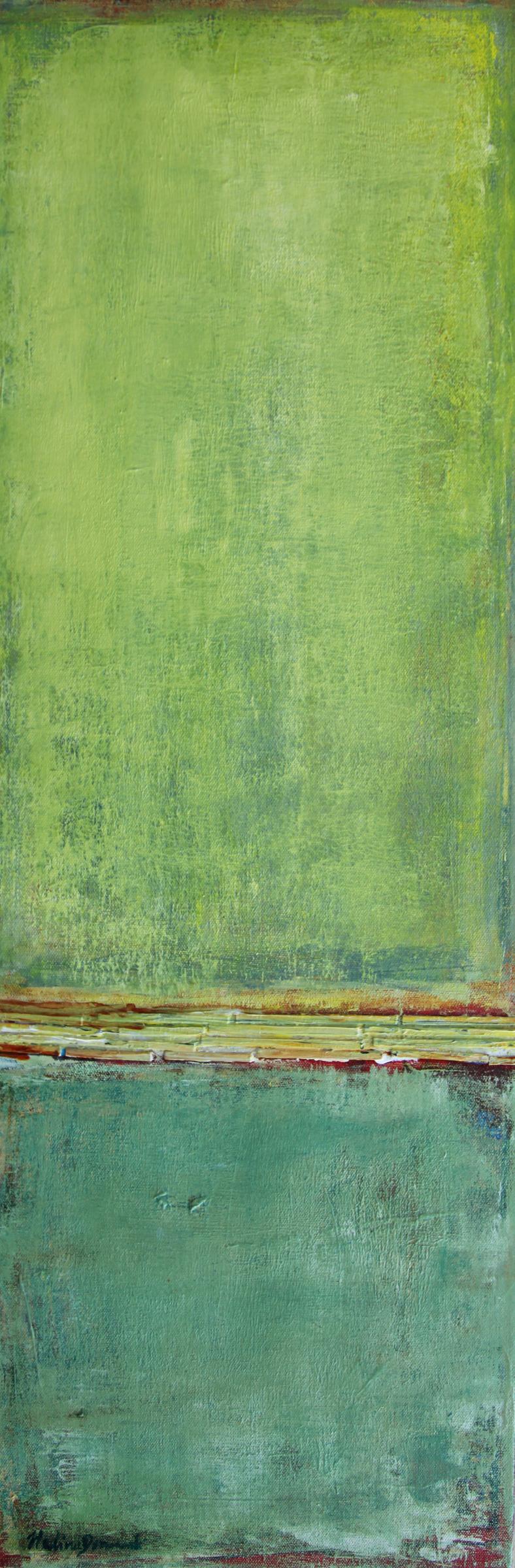 Abstract Painting di  Halina Domanski - Sole giallo