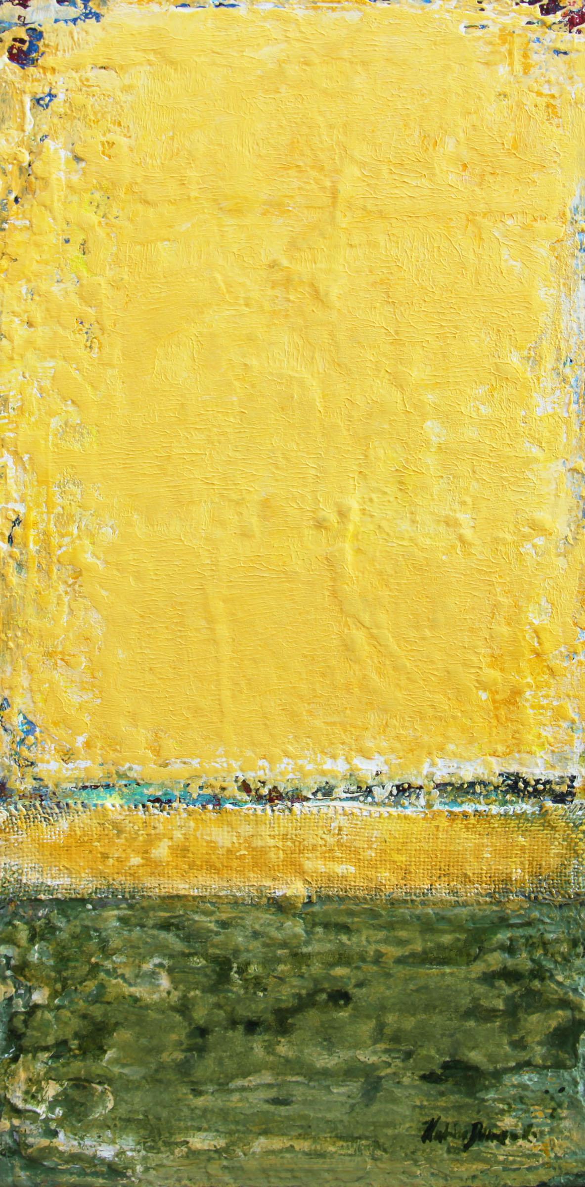  Halina Domanski Abstract Painting – Frieden ist Macht