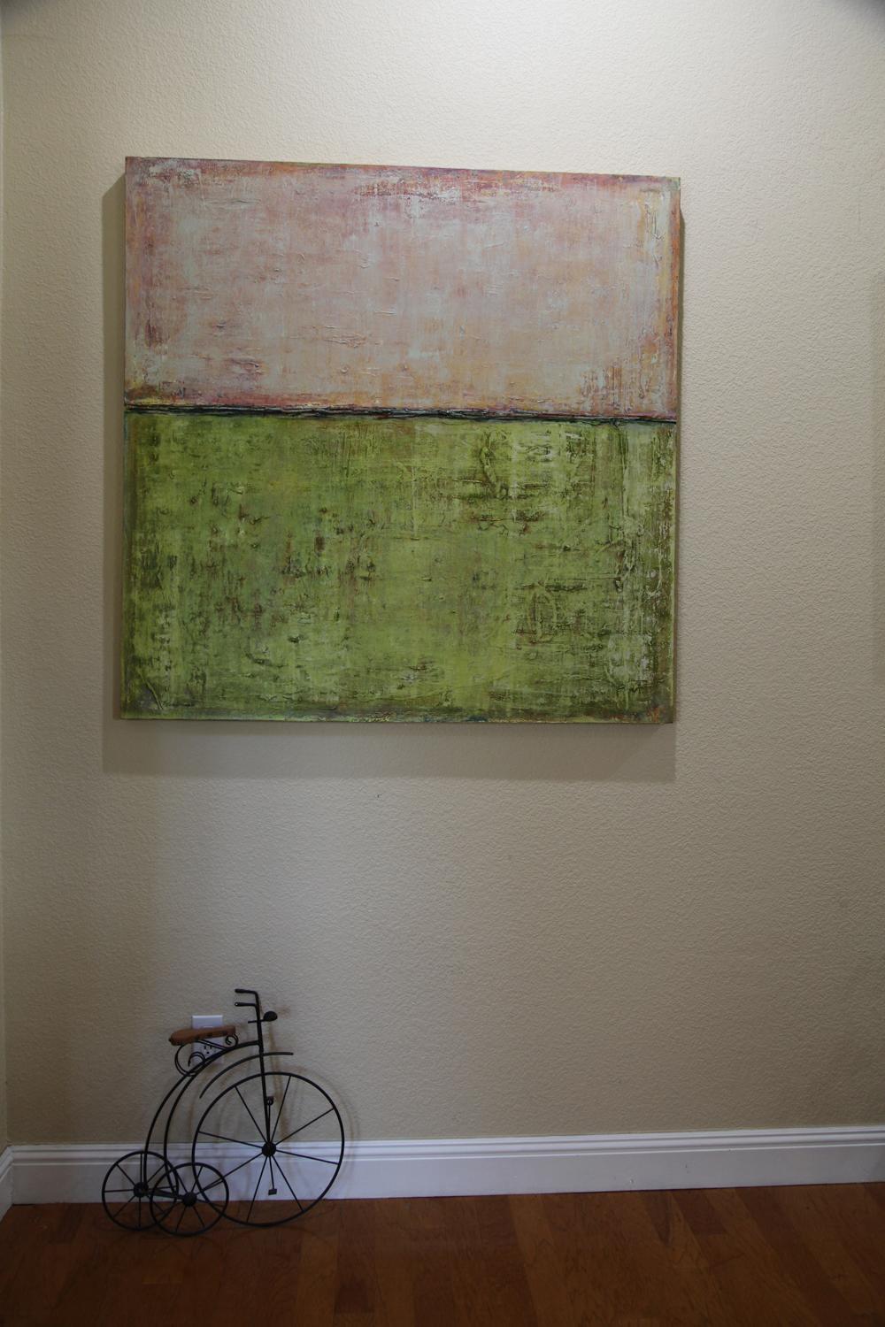 You Are My Favorite - Abstract Expressionist Painting by  Halina Domanski