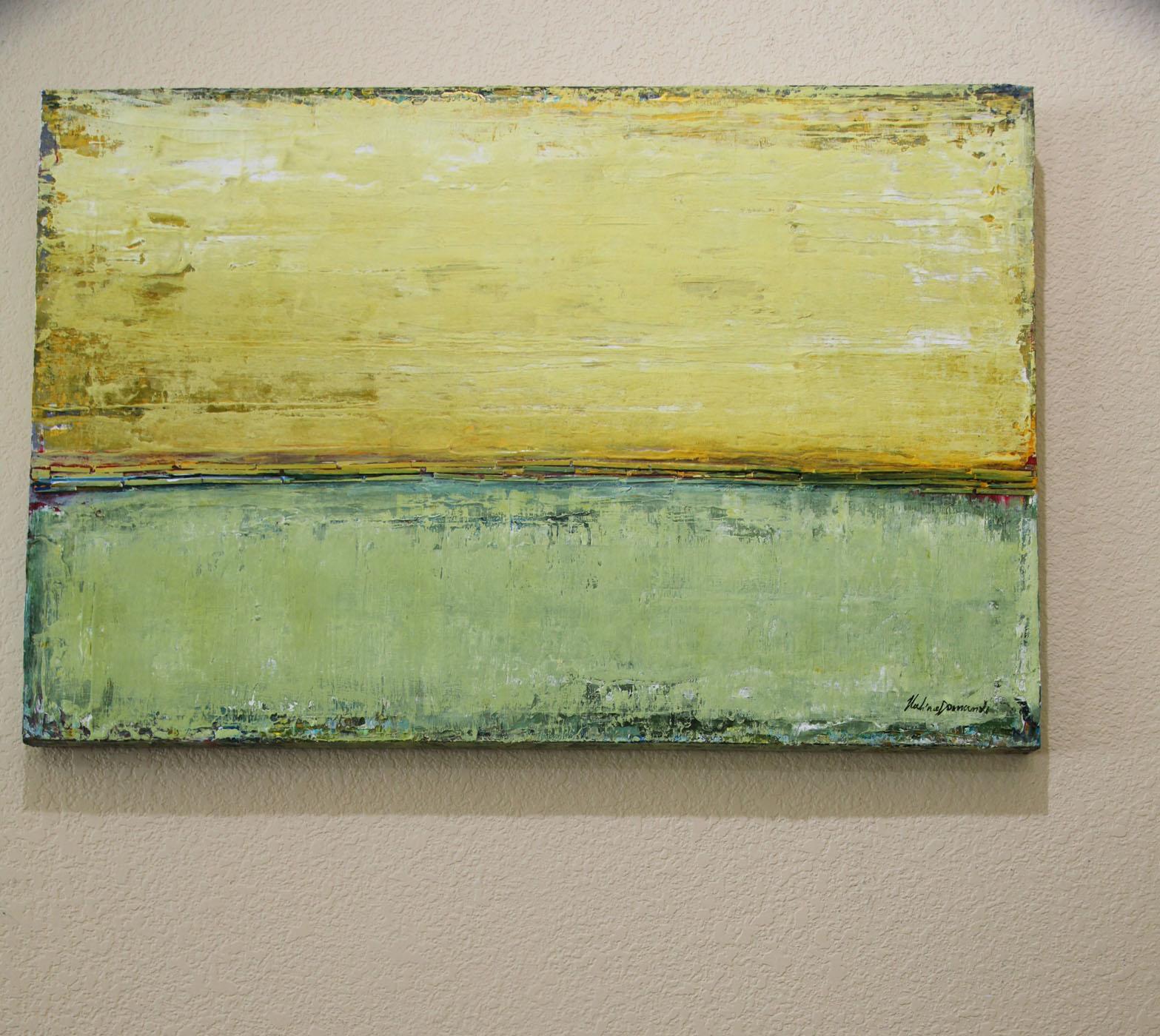 Le mie opere d'arte sono uniche e uniche nel loro genere. Il mio lavoro è incentrato sull'energia positiva, l'equilibrio e l'armonia.
Pittura astratta originale contemporanea .
Include un certificato di autenticità.
Firmato/datato/titolato .Firmato