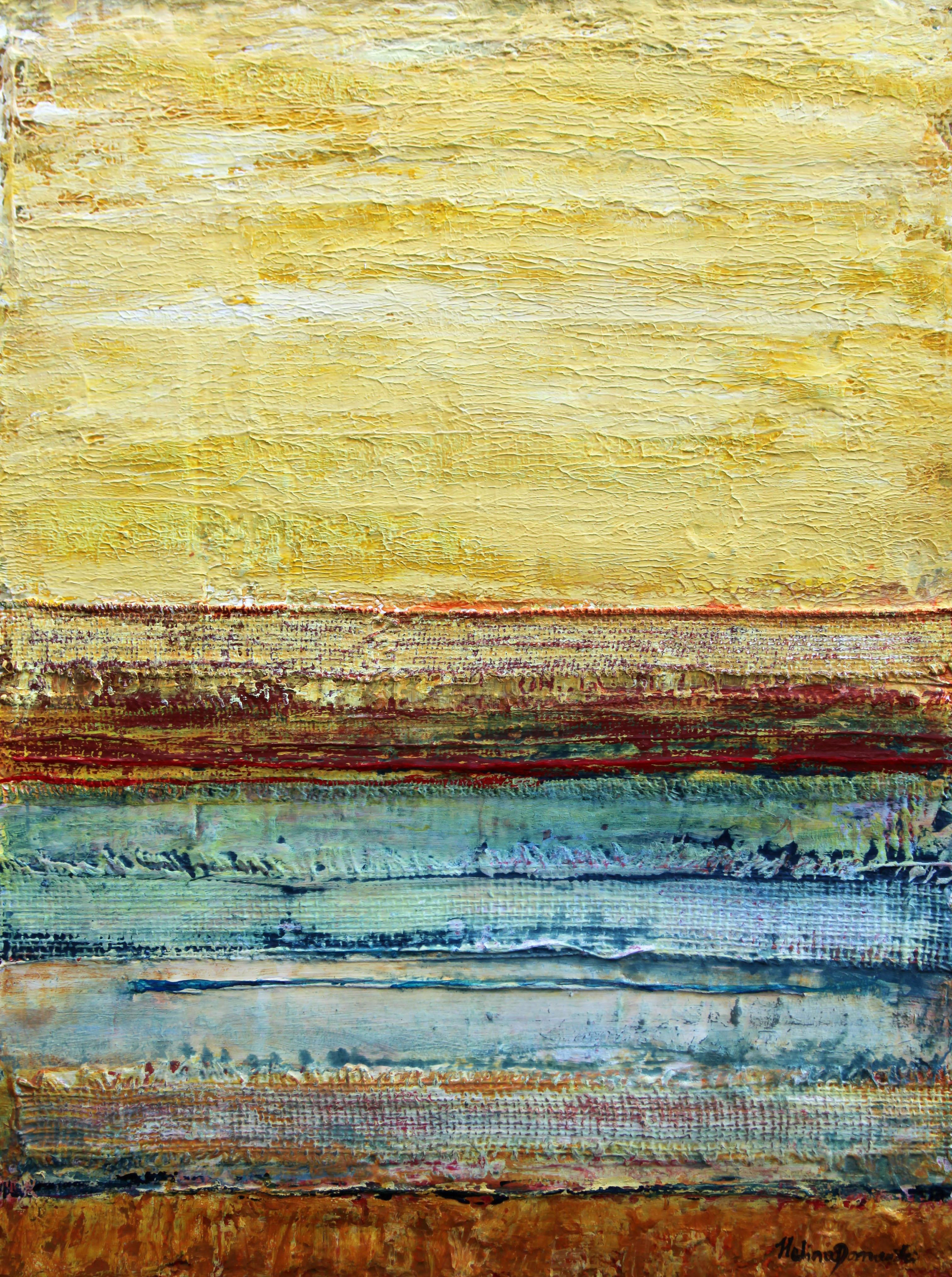 Smooth Ride . Mixed Media on canvas Contemporary Signed 2010+