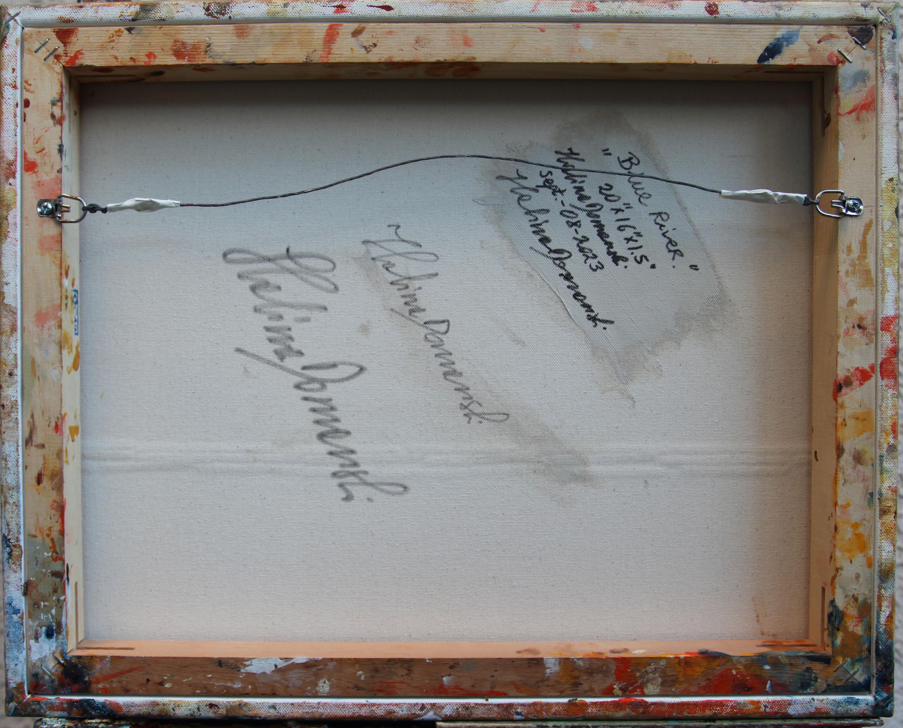 Blauer Fluss im Angebot 3