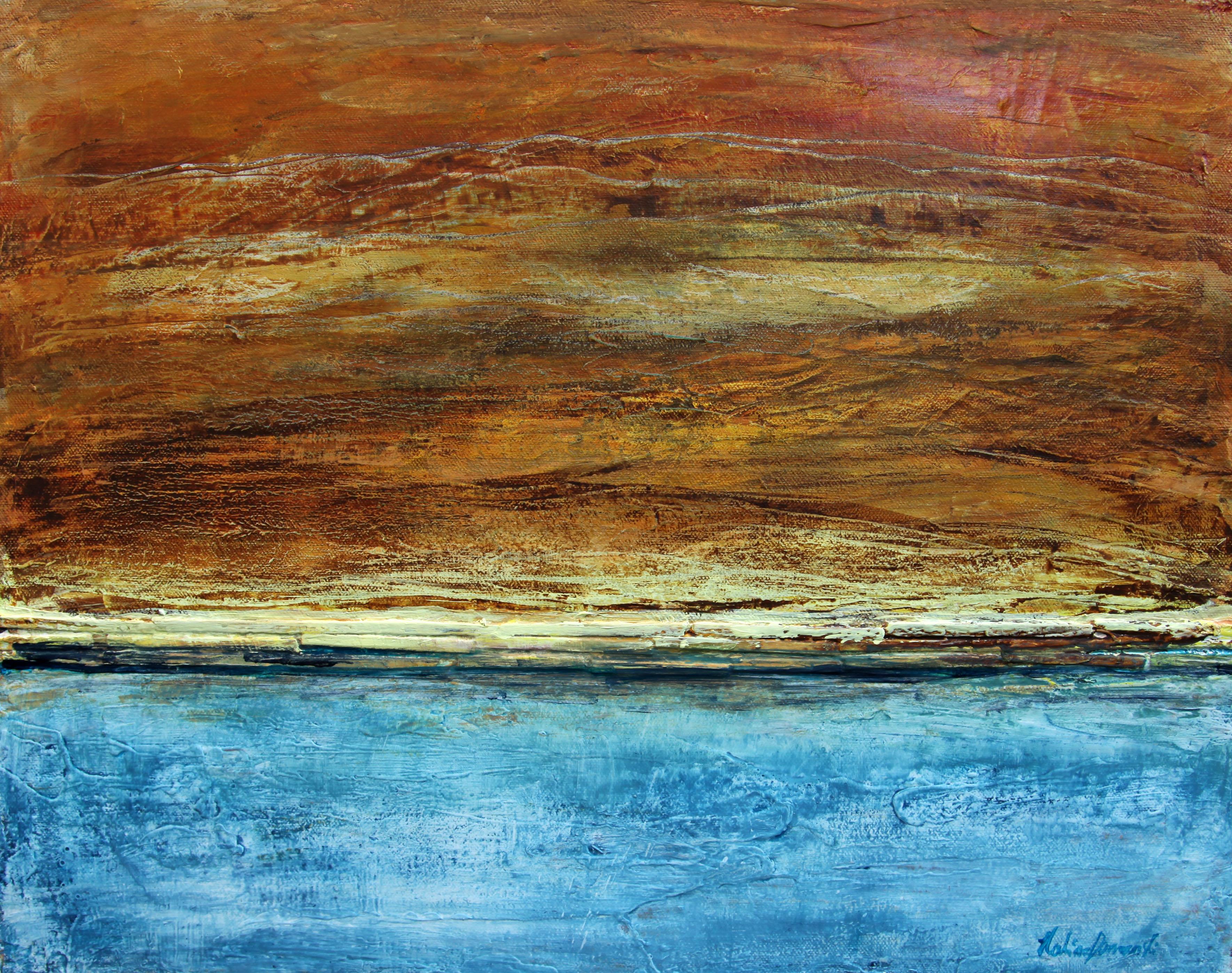 Blauer Fluss im Angebot 4