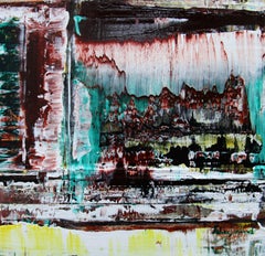 „Dream Island“ – Abstrakte Malerei auf Leinwand – AM Contemporary – Signiert 2010+