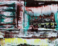 „Dream Island“ – Abstrakte Malerei auf Leinwand – AM Contemporary – Signiert 2010+