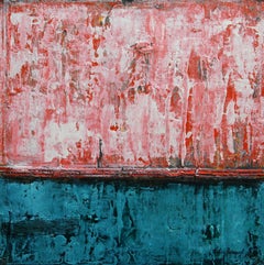Neve in California Pittura astratta su tela Contemporanea Moderna Firmata 2010+