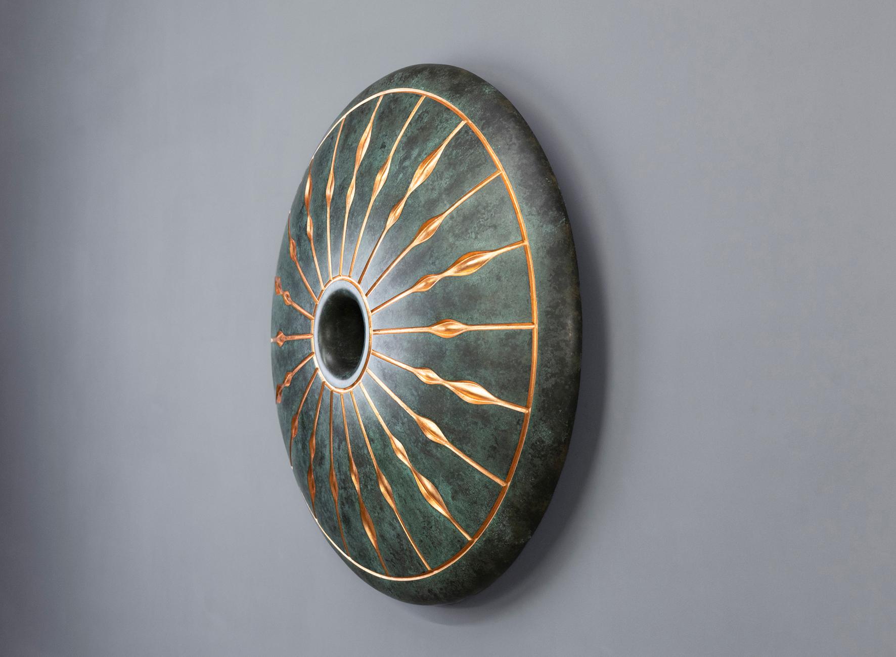 Britannico Halitrephes, scultura contemporanea in bronzo e resina di David Tragen, in edizione limitata. in vendita
