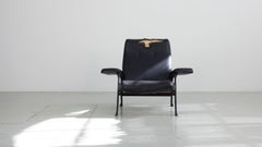 Fauteuil "A Hall", conçu en 1958 par Roberto Menghi pour Arflex.