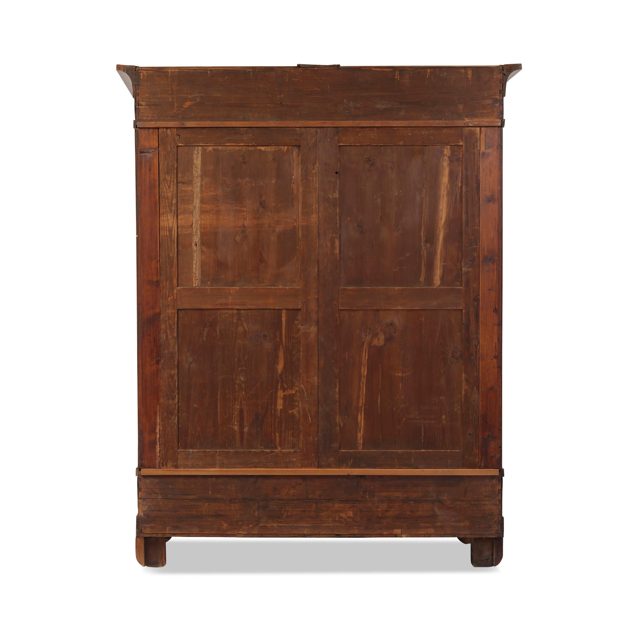Hall cupboard . Biedermeier, Rhineland, around 1825 Cherrywood For Sale 4
