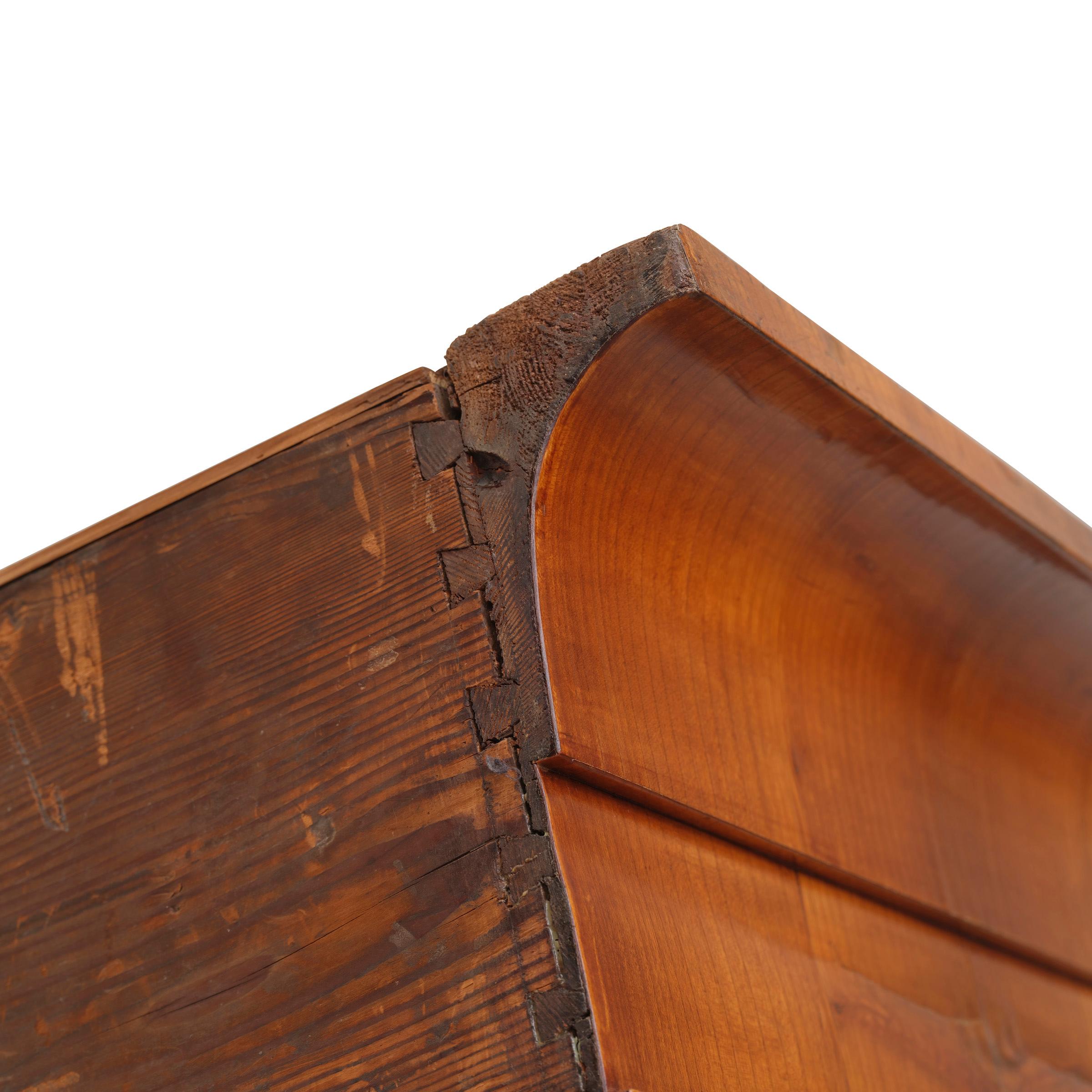 Hall cupboard . Biedermeier, Rhineland, around 1825 Cherrywood For Sale 6