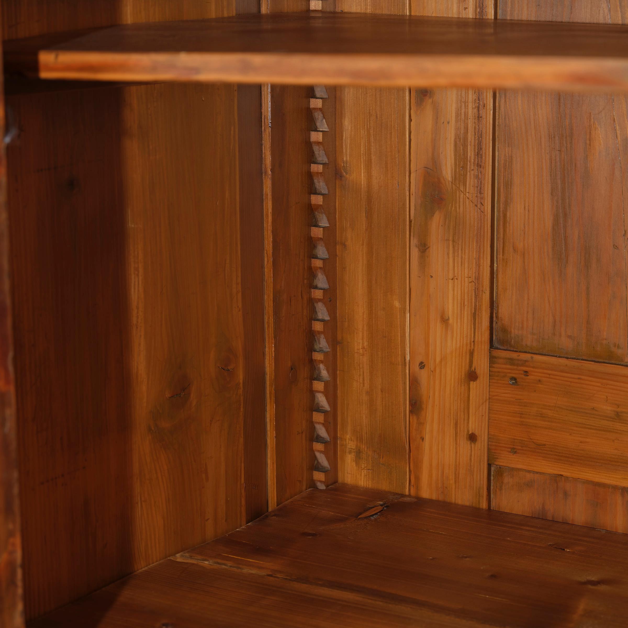Hall cupboard . Biedermeier, Rhineland, around 1825 Cherrywood For Sale 2