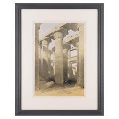 Hall of Columns in the Temple of Karnak by David Roberts, 1847