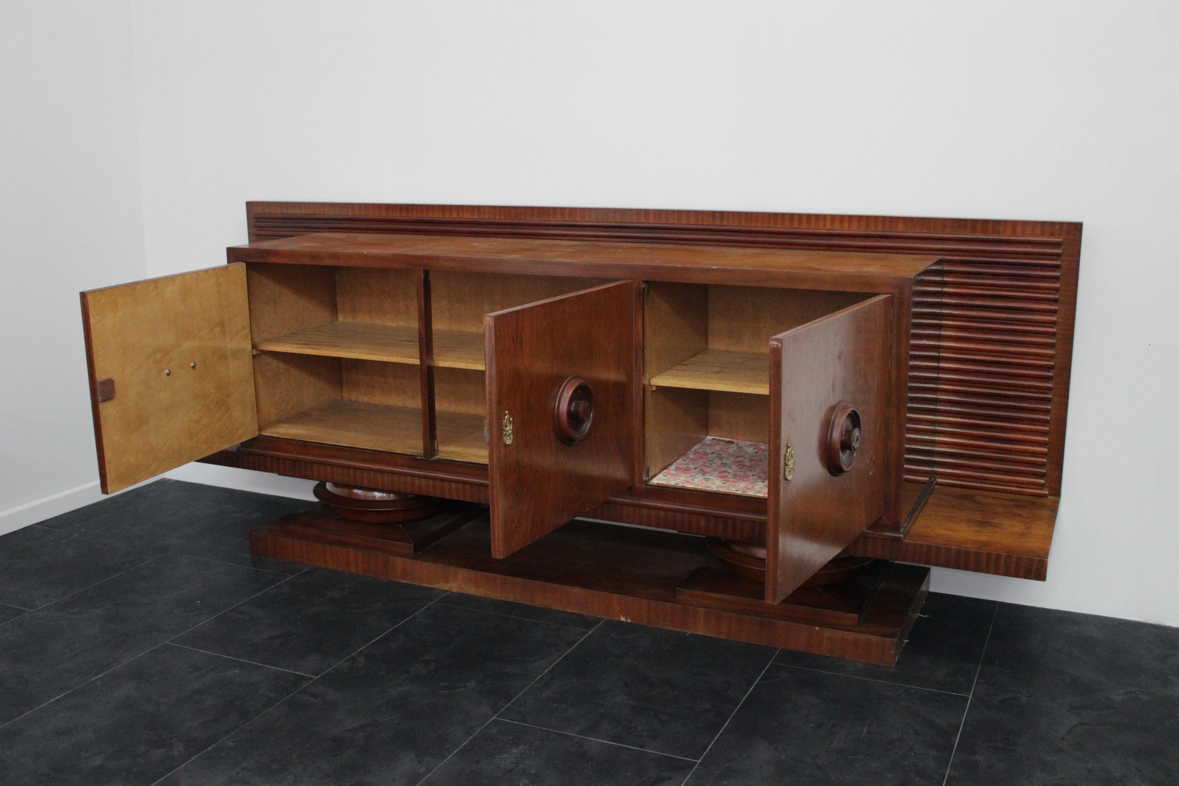 Adam Style Hall Sideboard by Jaque Klein, 1943 For Sale