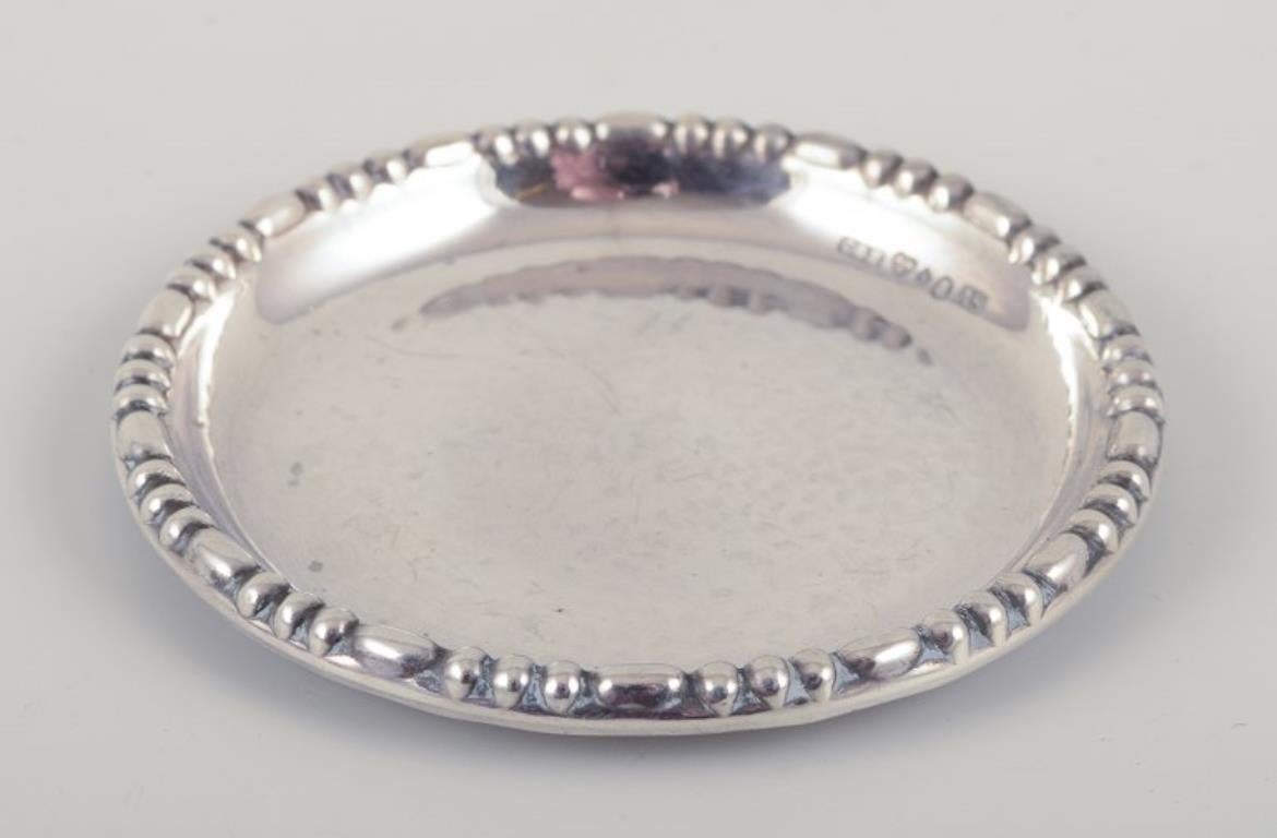 Hallberg, Proveedor de la Corte Real Sueca. Doce posavasos de cristal plateado. Sueco en venta