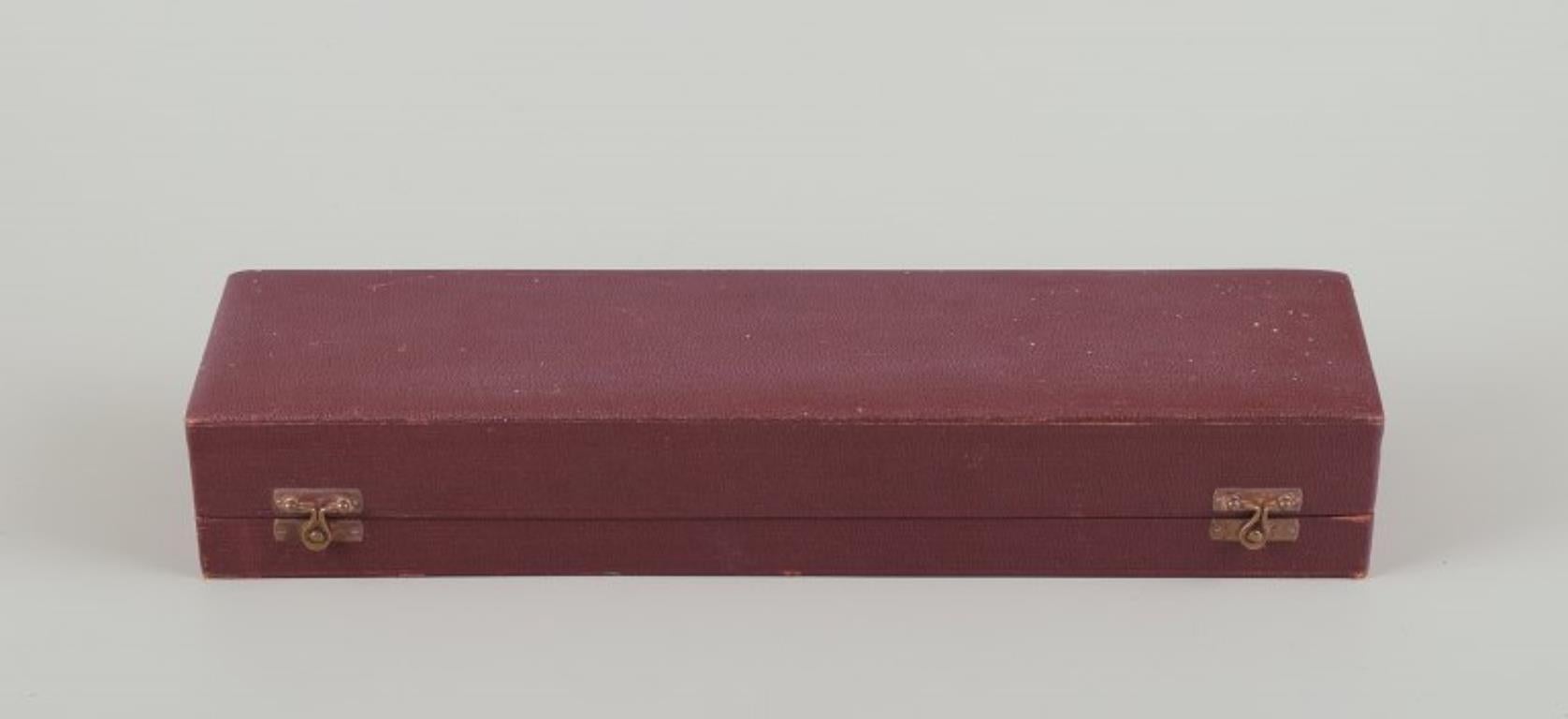 Hallberg, Proveedor de la Corte Real Sueca. Doce posavasos de cristal plateado. en venta 1