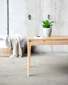 Mesa baja Halley Roble blanco natural