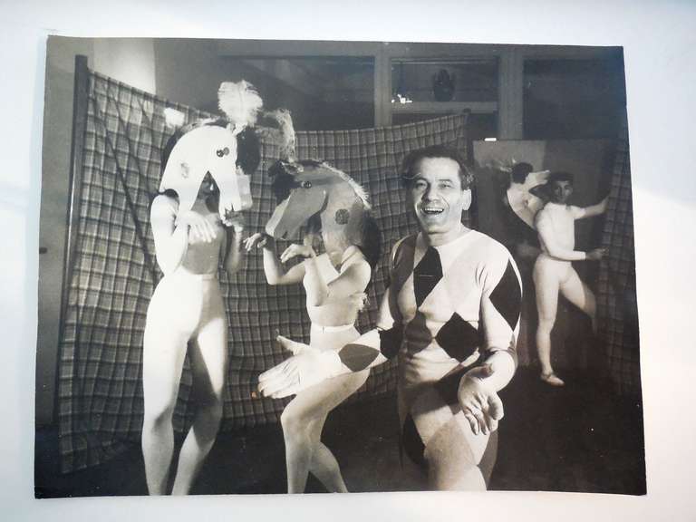 Wolfgang Roth Bauhaus Dada Circus photo - Photograph by Halley Erskine