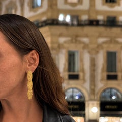 Boucles d'oreilles Halley en or jaune 18 carats, par Lucía Rovira