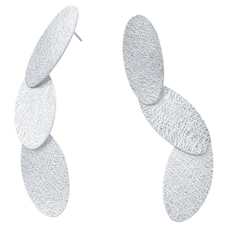Halley Silver Earrings in Silver 950 by Lucía Rovira
