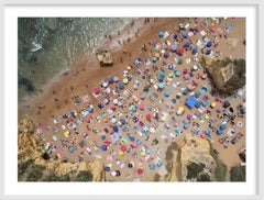 Umbrella Candy Framed Photograph (Algarve, Portugal)