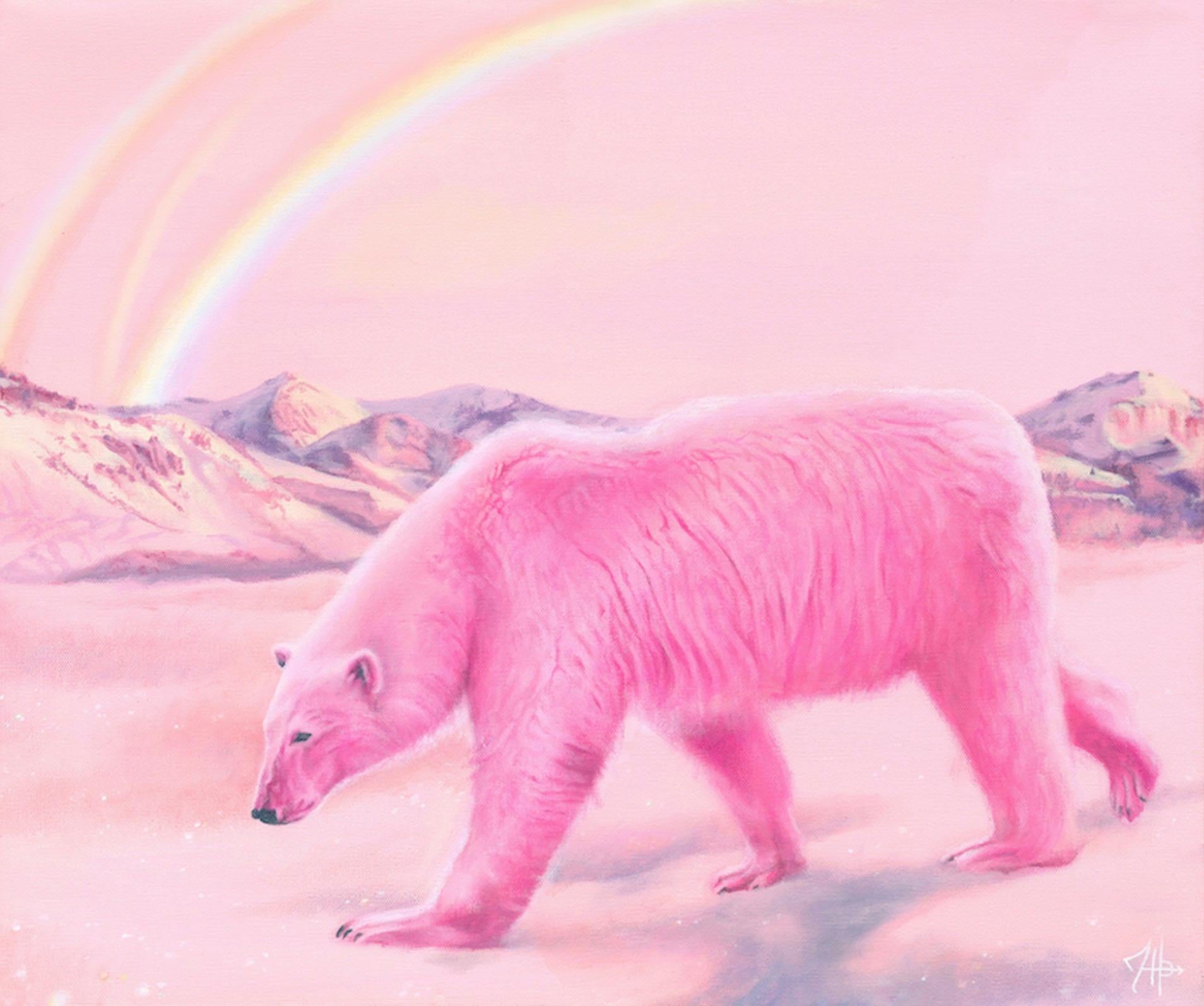 Blush - Original Surrealismus Wildnis Gemälde zu verkaufen - zeitgenössische Kunstwerke