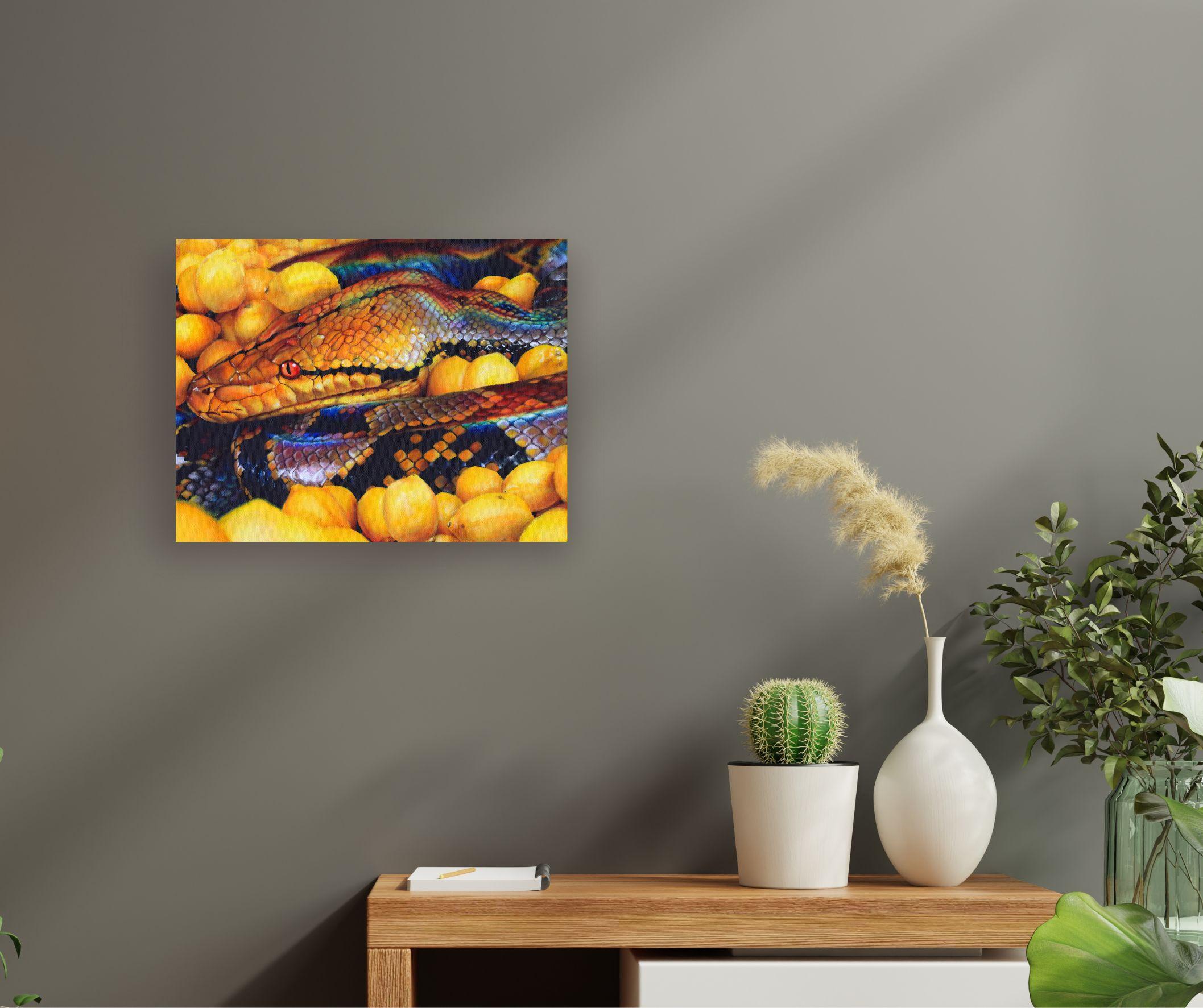 Dieses außergewöhnliche Kunstwerk ist derzeit in der Signet Contemporary Art Gallery und online ausgestellt und zu verkaufen.

