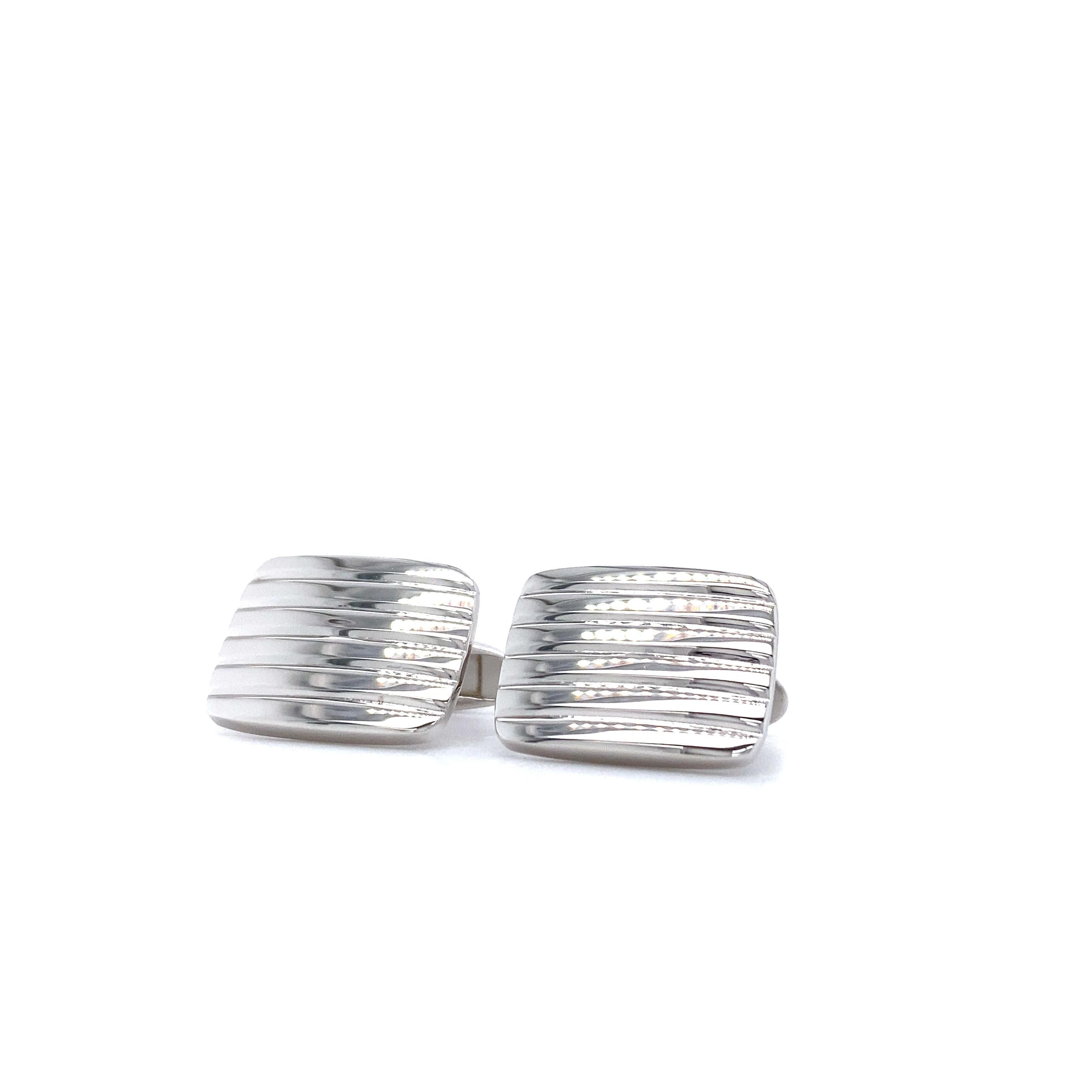 Gemelos Hallmark de plata, 14 mm x 18 mm en venta 2