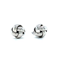 Hallmark Knot Cufflinks in Silver