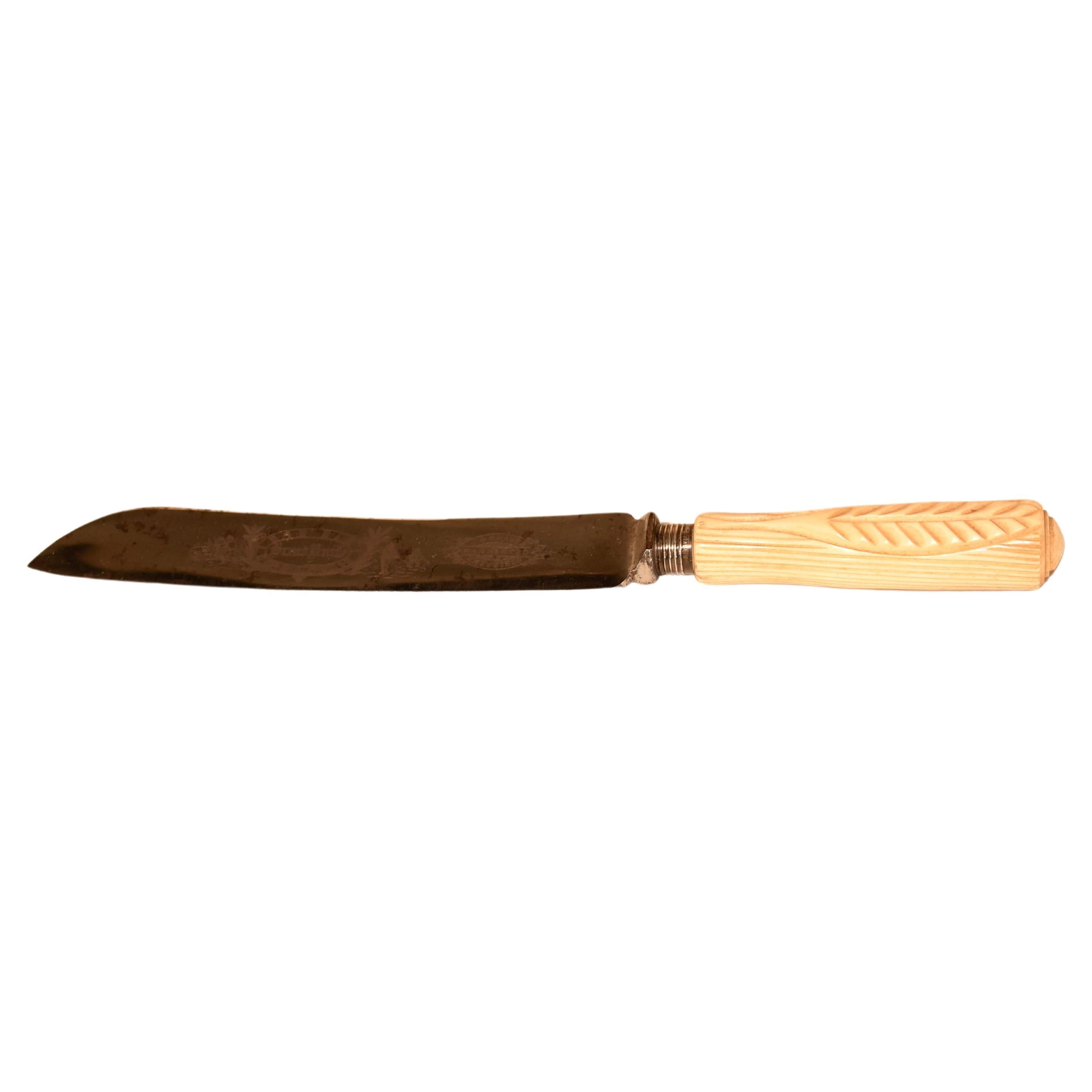 Sheffield-Bratenmesser, gestempelt 1901 im Angebot
