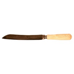 Antique Hallmarked 1901 Sheffield Bread Knife