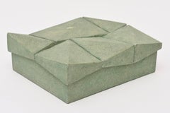 Hallmarked R&Y Augousti Shagreen and Wood Sculptural Box