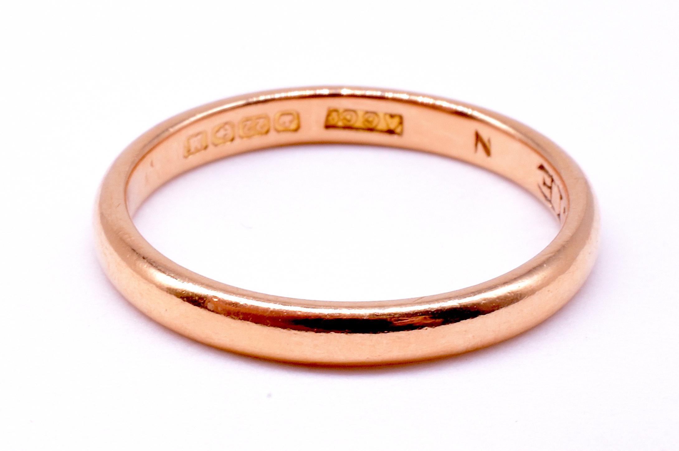 Nineteenth Century 22 Karat Pictorial Poesy or Posy Ring, HM Sheffield 1855 In Excellent Condition In Baltimore, MD