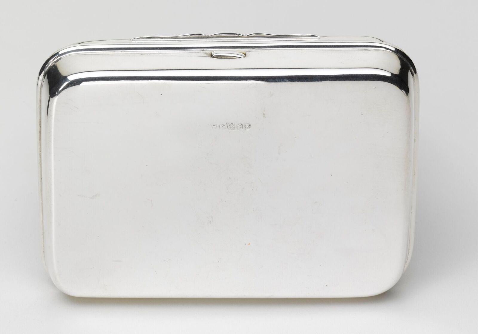 Argento Scatola portaoggetti in argento placcato con marchio, Sheffield, Regno Unito, circa 1900 in vendita