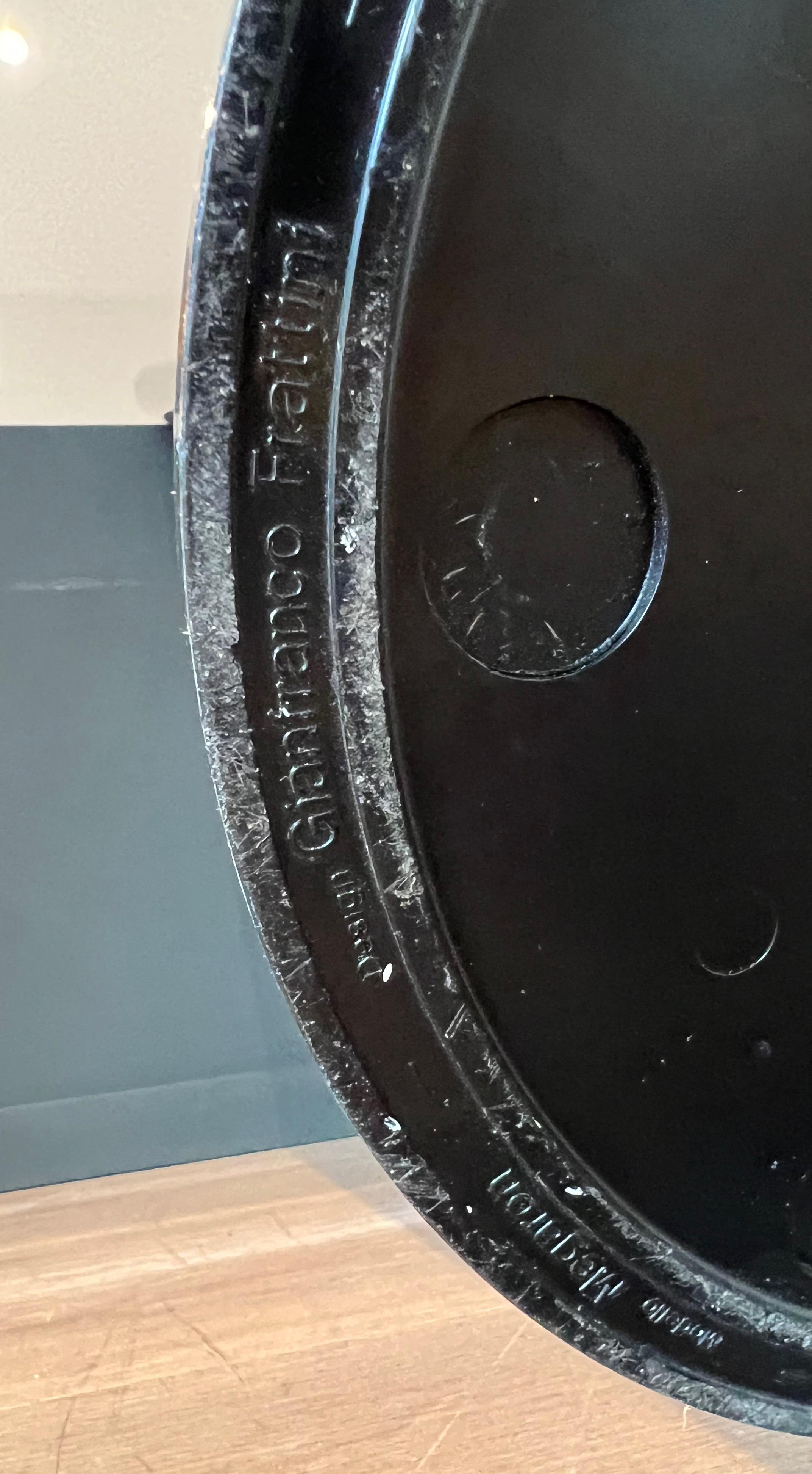 Lampadaire Hallogen Modèle Megaron en métal laqué noir par Gianfranco en vente 2