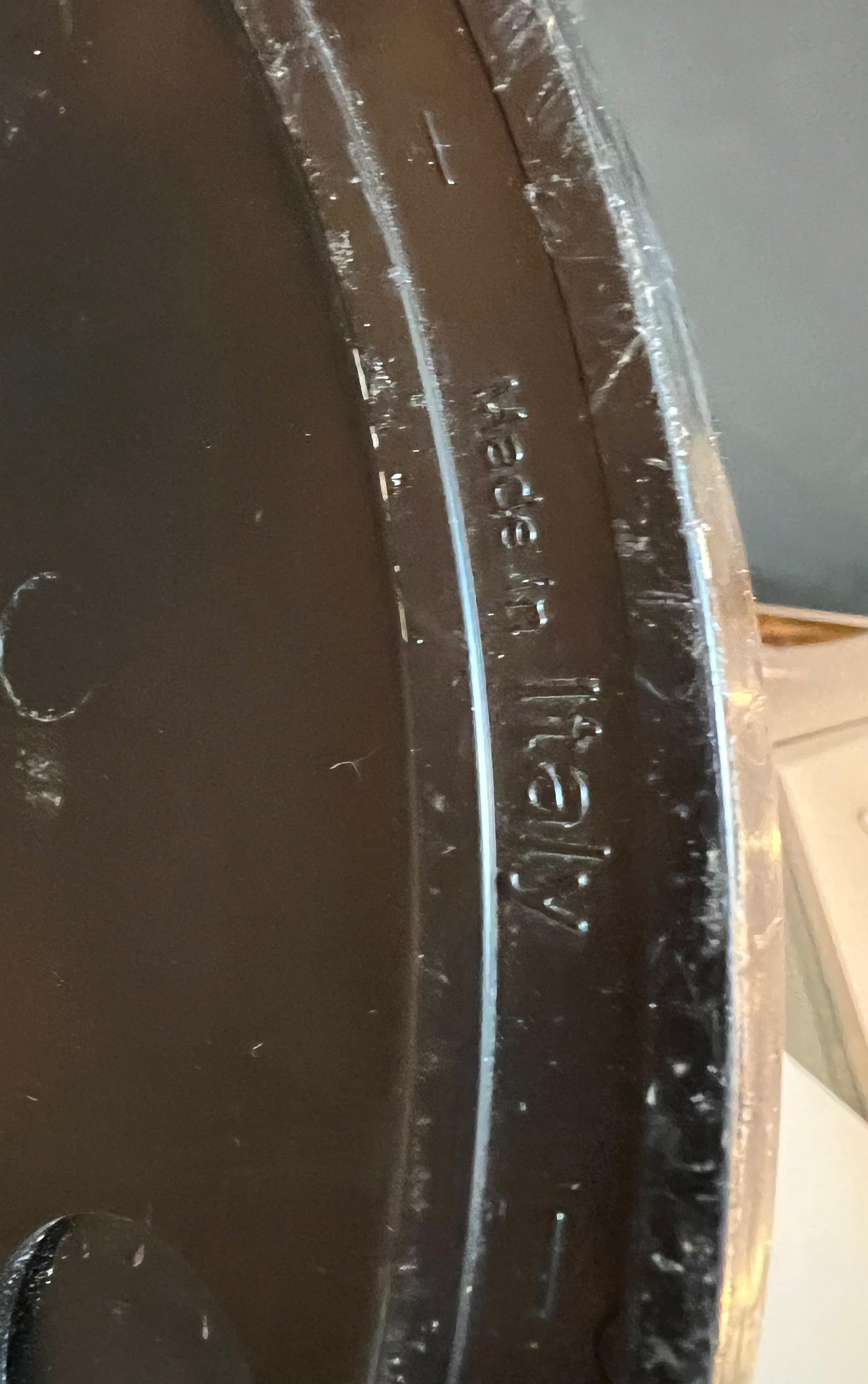 Lampadaire Hallogen Modèle Megaron en métal laqué noir par Gianfranco en vente 3
