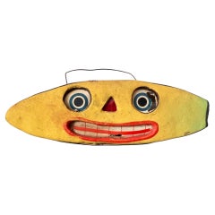 Vintage Halloween Banana Toy Lantern, Germany, 1930s