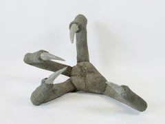 Macabre Eery Artist Made Cast Aluminum Claw with Talons