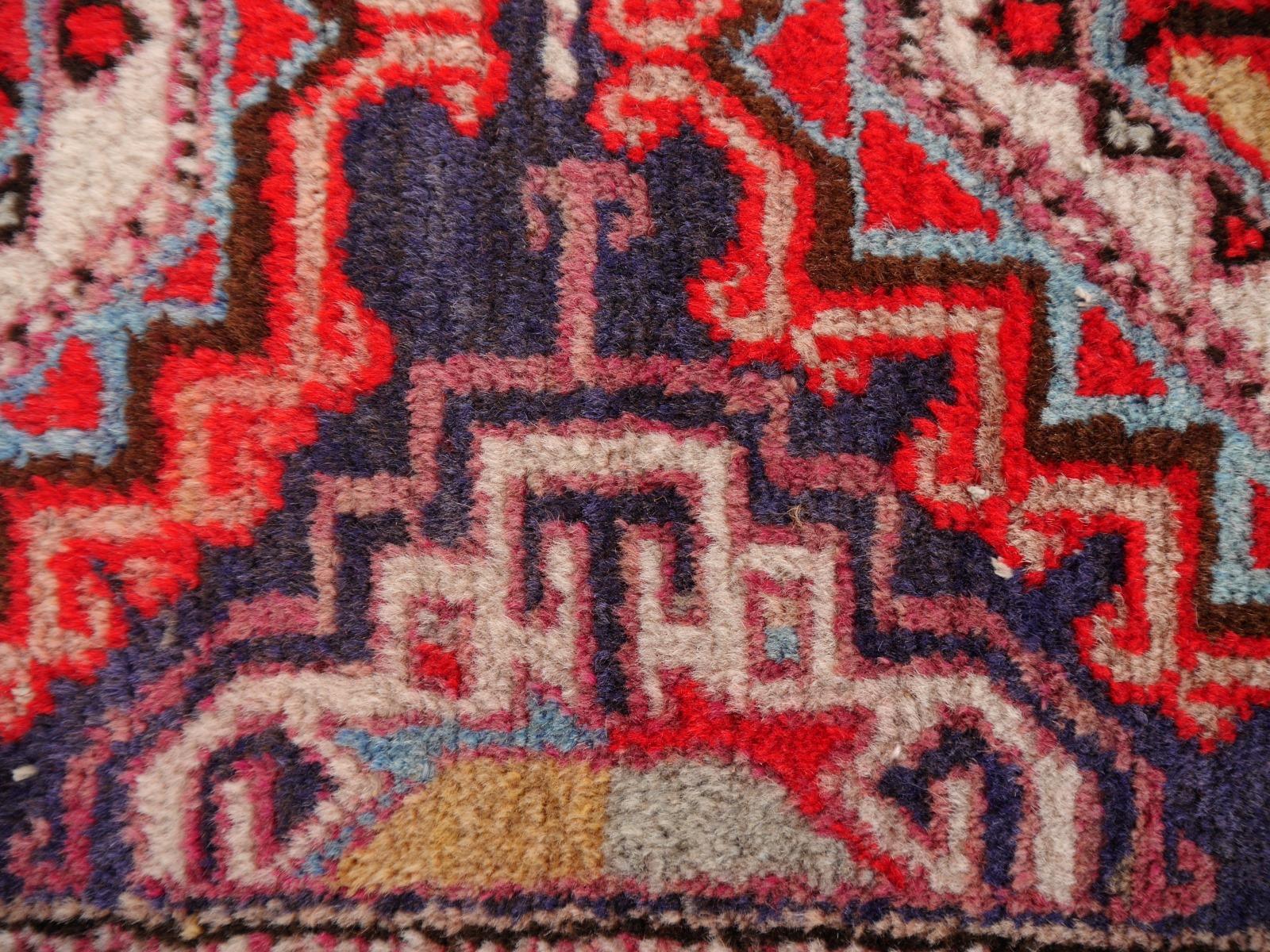 Hallway Runner Caucasian Rug Vintage Azeri Turkmen Design Djoharian Collection For Sale 10