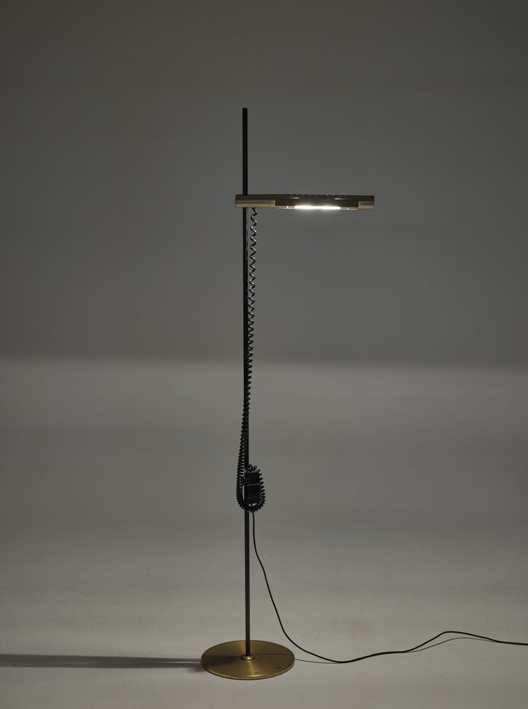 Halo 250 floor lamp by Rosemarie and Rico Baltensweiler 1970s For Sale