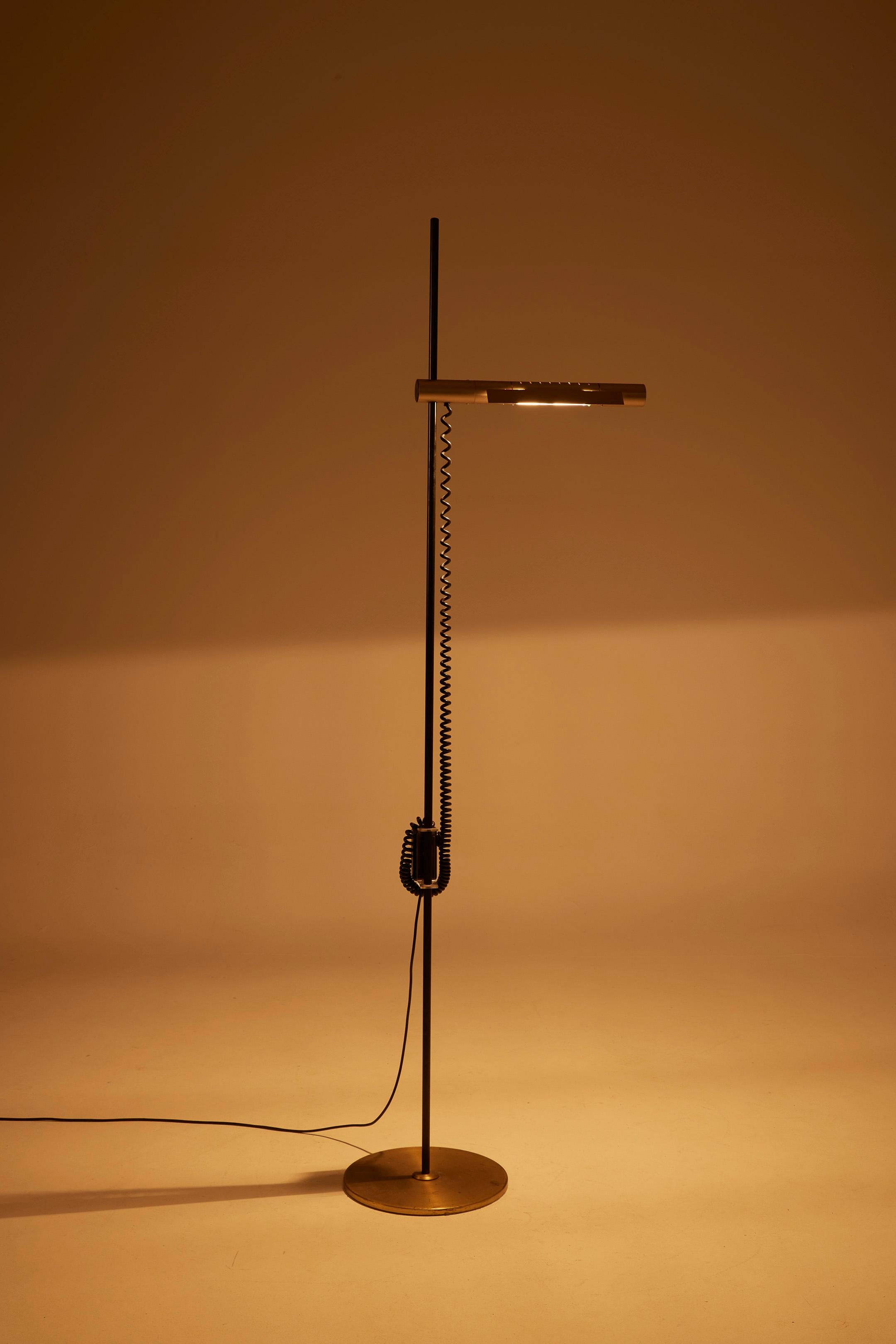 Swiss Halo 250 floor lamp by Rosemarie and Rico Baltensweiler 1970s  For Sale