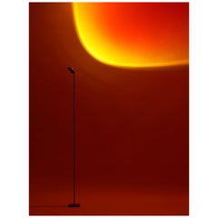'Halo Big 2' Sunset Red Floor Lamp/ Color Projector by Mandalaki Studio