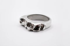 Halo C Ring in 925 Sterling Silver by Ana Paula Flores