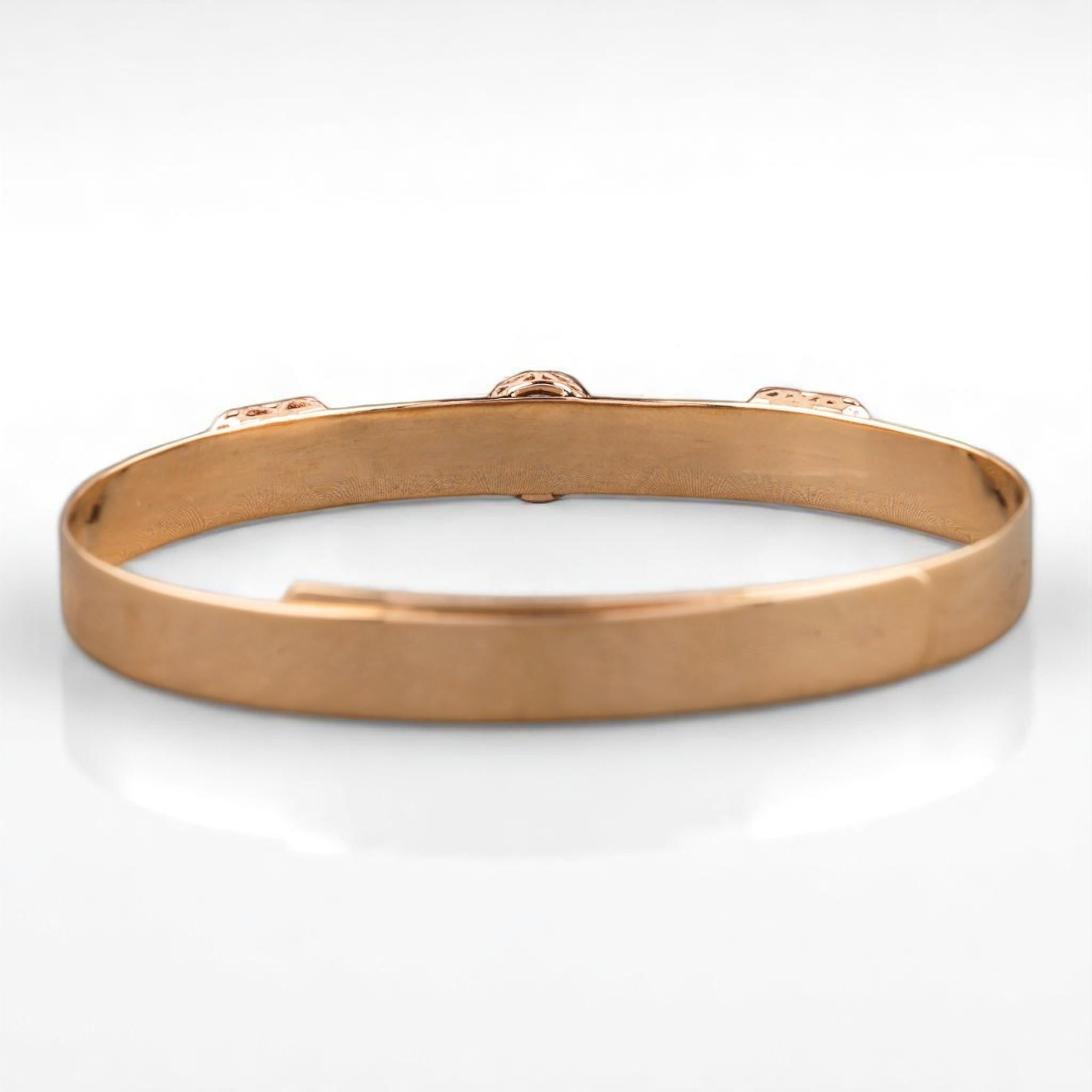 Halo-Diamantenarmband aus 14k massivem Gold (zertifiziert) Damen im Angebot