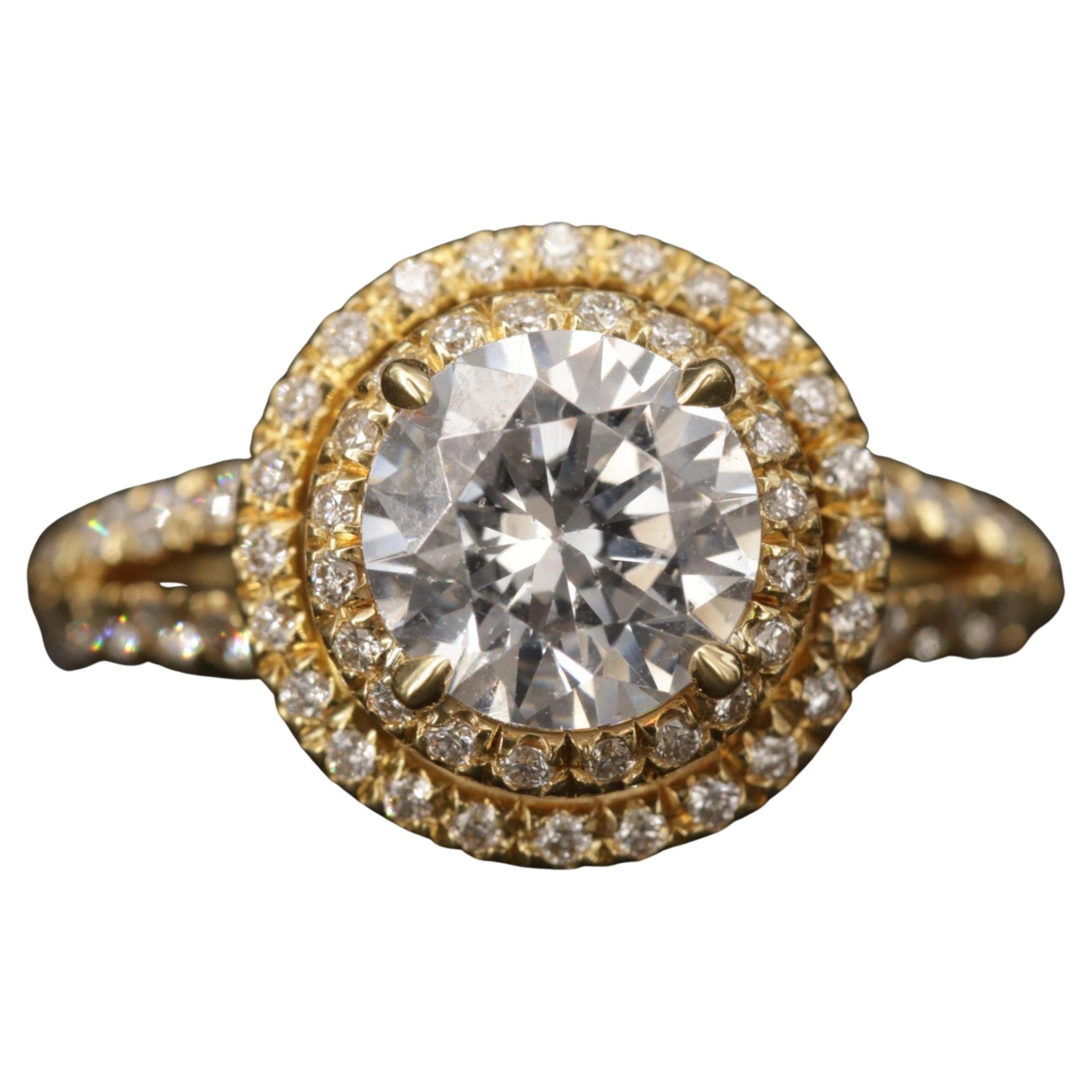 Customizable Vintage Aquamarine Engagement Ring, Halo Aquamarine and