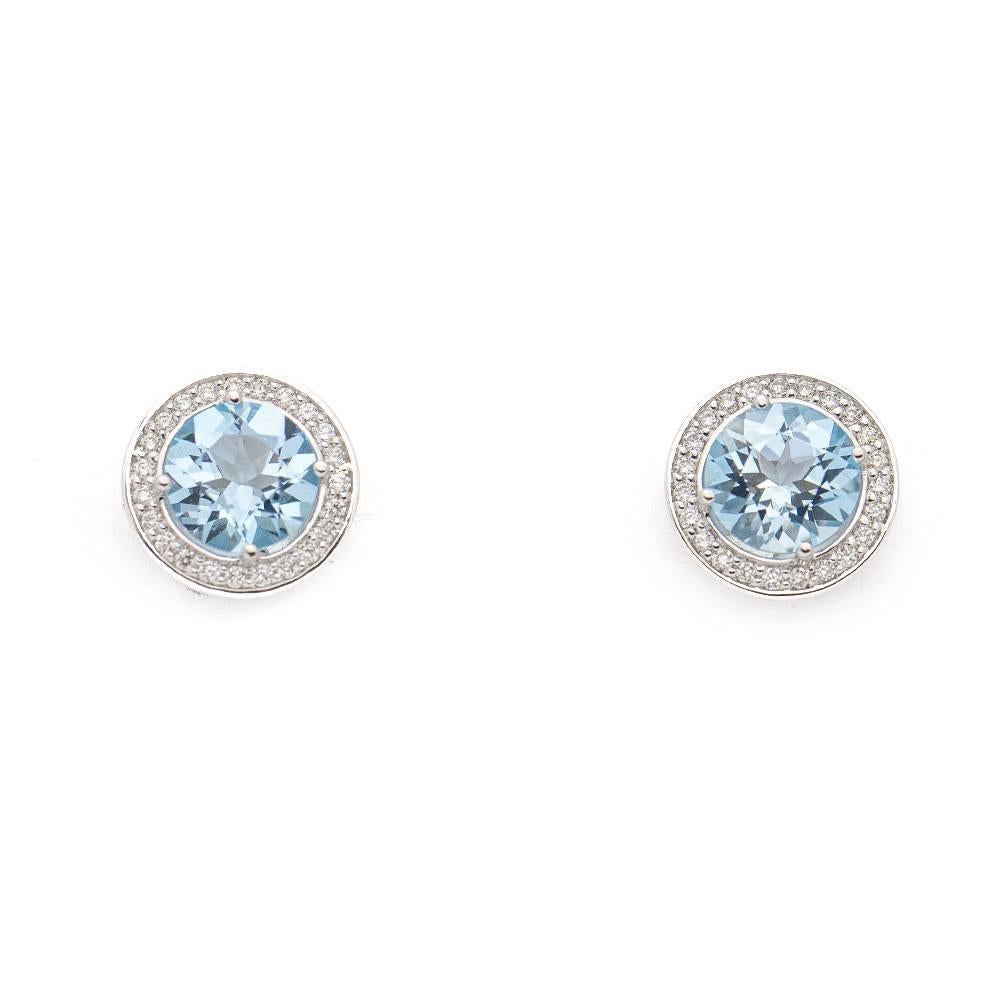 HALO Earrings in Gold and Diamonds