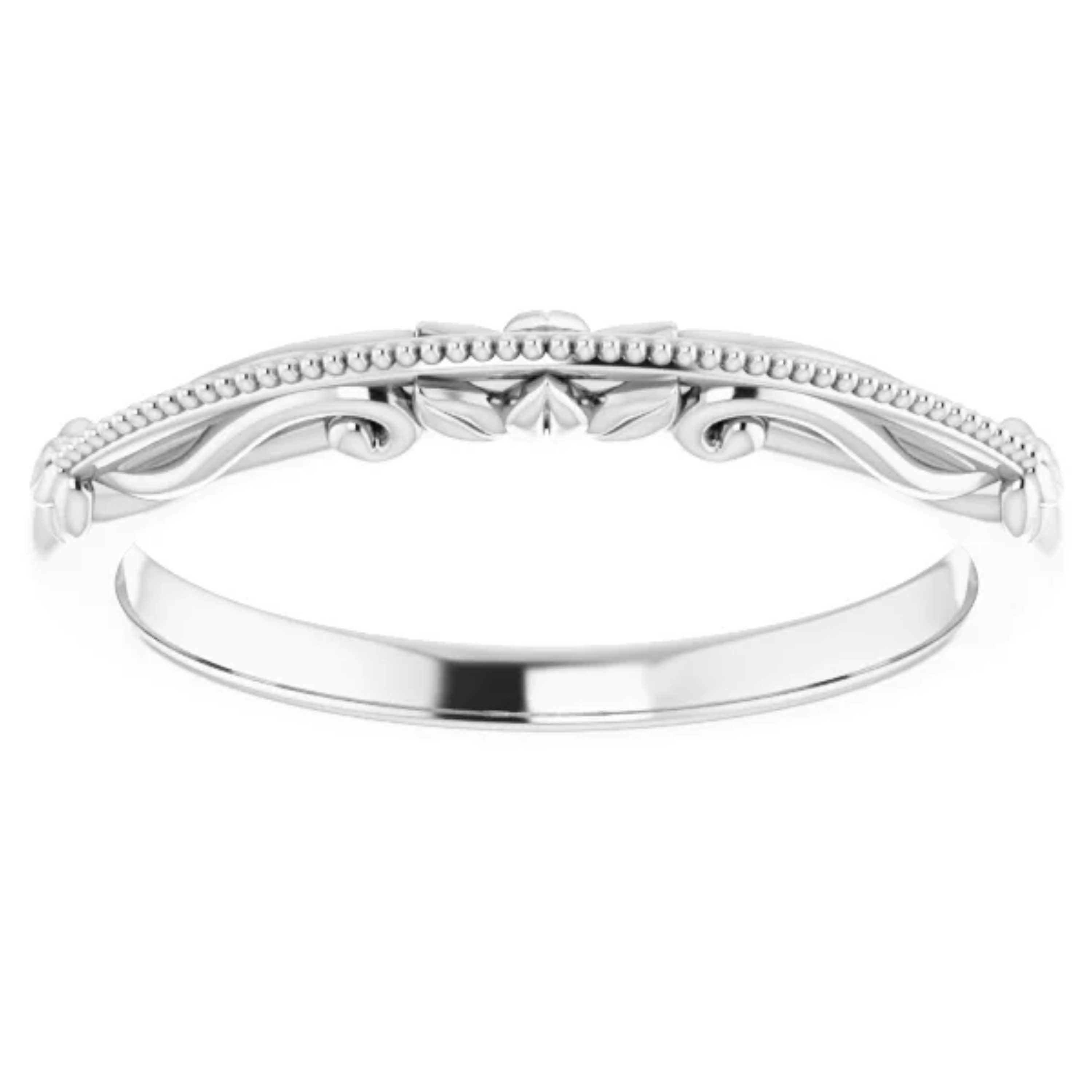 Halo Art Deco Style Round Brilliant Cut White Diamond Wedding Ring Set For Sale 3