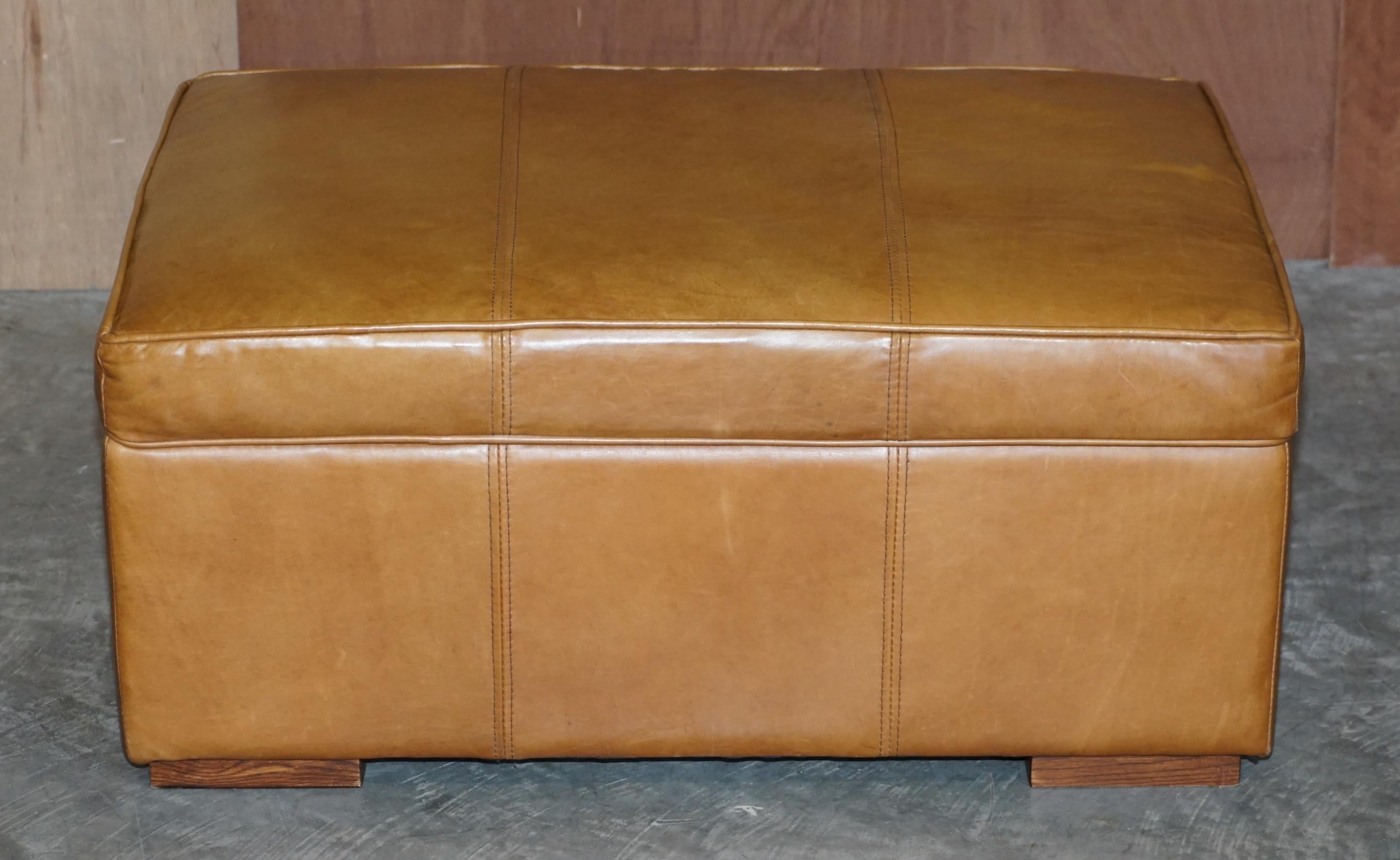 We are delighted to offer this perfect condition unused large Halo ottoman footstool with internal storage which matches the Groucho Reggio range 

This piece is larger than normal, if placed in the middle of two sofas or four armchairs it could